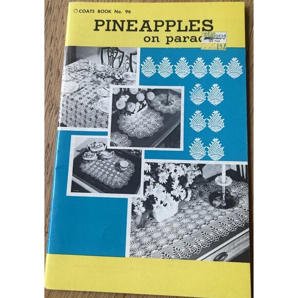 Pineapples on Parade Crochet Pattern Booklet No.96 Coat's & Clarks Doilies - Picture 1 of 8